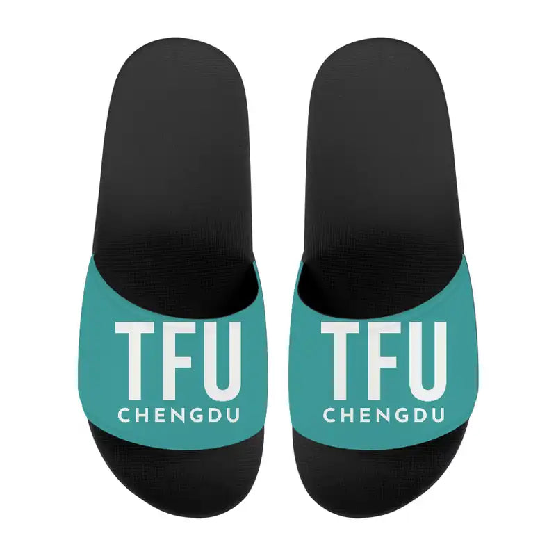 Chengdu Tianfu International Airport (TFU) Slippers & Flip Flops - Slippers - Sport - Code - Turquoise