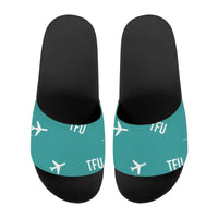 Thumbnail for Chengdu Tianfu International Airport (TFU) Slippers & Flip Flops - Slippers - Sport - Pattern - Turquoise