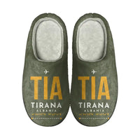 Thumbnail for Tirana International Airport Nënë Tereza (TIA) Slippers & Flip Flops - Slippers - Cotton - Code - Same - Green Army