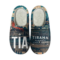 Thumbnail for Tirana International Airport Nënë Tereza (TIA) Slippers & Flip Flops - Slippers - Cotton - Scene - Different