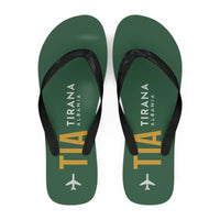Thumbnail for Tirana International Airport Nënë Tereza (TIA) Slippers & Flip Flops - Slippers - Flip Flops - Code - Green