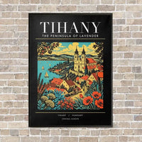 Thumbnail for TIHANY - Poster - Canvas Framed - Black