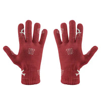 Thumbnail for Tijuana International Airport (TIJ) Gloves - Gloves - Full - Pattern - Red