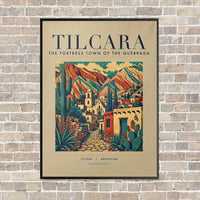 Thumbnail for TILCARA - Poster - Canvas Framed - Beige