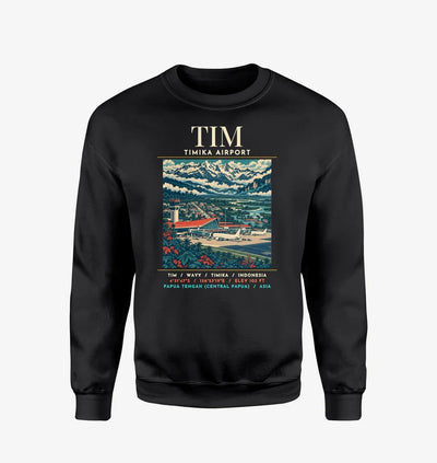 TIM - Poster - Sweatshirt - Black