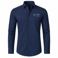 Thumbnail for Tirupati Airport (TIR) Shirts - Long Sleeve Shirt - Front - Dark Blue