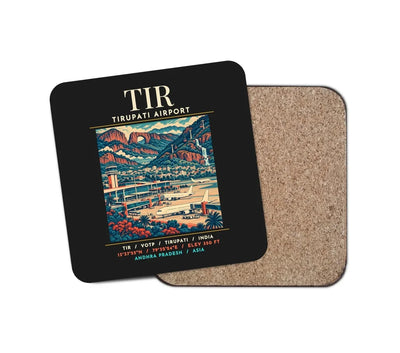 TIR - Poster - Coaster - Black