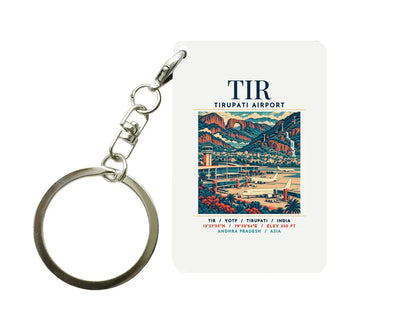 TIR - Poster - Key Chain - White