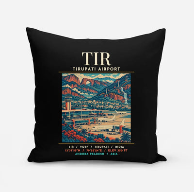 TIR - Poster - Pillow - Black