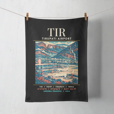 TIR - Poster - Towel - Black