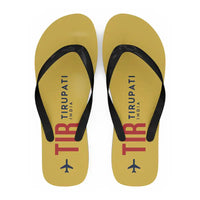 Thumbnail for Tirupati Airport (TIR) Slippers & Flip Flops - Slippers - Flip Flops - Code - Yellow