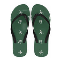 Thumbnail for Tirupati Airport (TIR) Slippers & Flip Flops - Slippers - Flip Flops - Pattern - Green