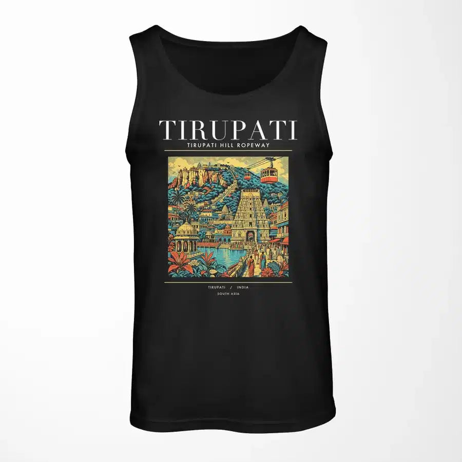 TIRUPATI - Poster - Tank Top - Black