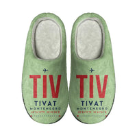 Thumbnail for Tivat Airport (TIV) Slippers & Flip Flops - Slippers - Cotton - Code - Same - Light Green