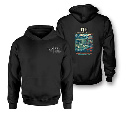 TJH - Poster - Double-Side Hoodie - Black