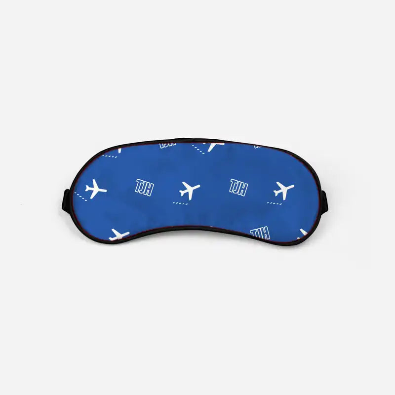 Tajima Airport (TJH) Sleep Masks - Sleep Mask - Pattern - Blue