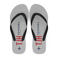 Thumbnail for Tajima Airport (TJH) Slippers & Flip Flops - Slippers - Flip Flops - Code - Light Gray