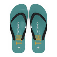 Thumbnail for Tajima Airport (TJH) Slippers & Flip Flops - Slippers - Flip Flops - Code - Turquoise