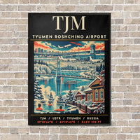 Thumbnail for TJM - Poster - Canvas Framed - Black