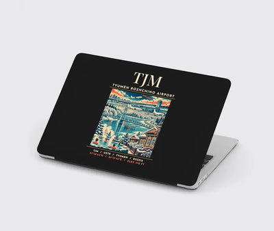 TJM - Poster - MacBook Case - Black
