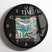 Thumbnail for TJM - Poster - Wall Clock Framed - Black