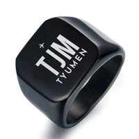 Thumbnail for Tyumen Roshchino International Airport (TJM) Rings - Ring - Black