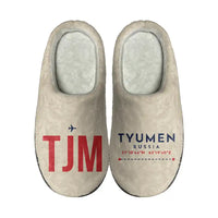 Thumbnail for Tyumen Roshchino International Airport (TJM) Slippers & Flip Flops - Slippers - Cotton - Code - Different - Beige