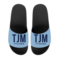 Thumbnail for Tyumen Roshchino International Airport (TJM) Slippers & Flip Flops - Slippers - Sport - Code - Light Blue