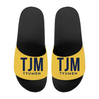 Thumbnail for Tyumen Roshchino International Airport (TJM) Slippers & Flip Flops - Slippers - Sport - Code - Yellow