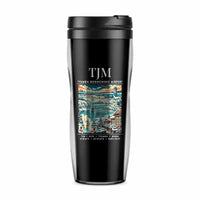 Thumbnail for Tyumen Roshchino International Airport (TJM) Travel Mugs - Poster - Plastic (No Holder) - Black