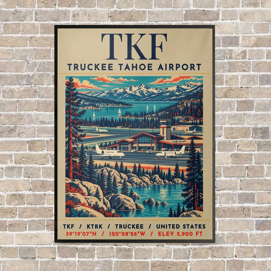 TKF - Poster - Canvas Framed - Beige