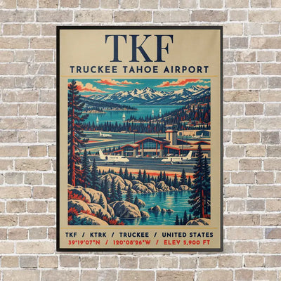 TKF - Poster - Canvas Framed - Beige
