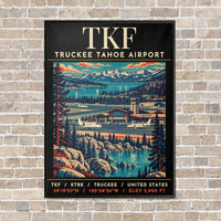 Thumbnail for TKF - Poster - Canvas Framed - Black