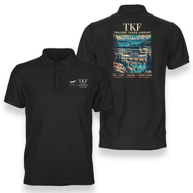 Truckee Tahoe Airport (TKF) Premium Polo T-Shirts