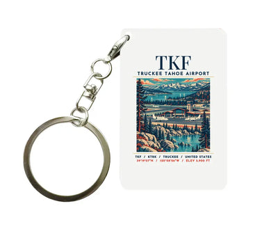 TKF - Poster - Key Chain - White