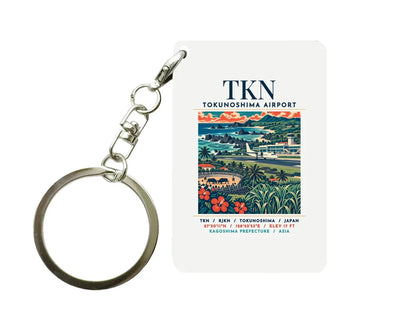 TKN - Poster - Key Chain - White