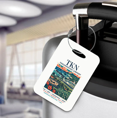 TKN - Poster - Luggage Tag - White