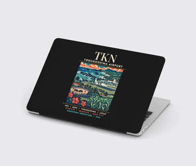 TKN - Poster - MacBook Case - Black