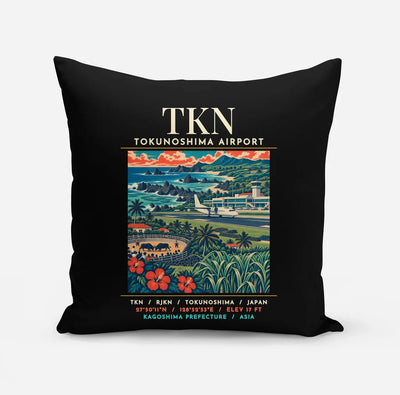 TKN - Poster - Pillow - Black
