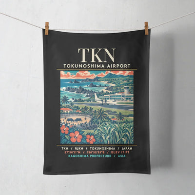 TKN - Poster - Towel - Black