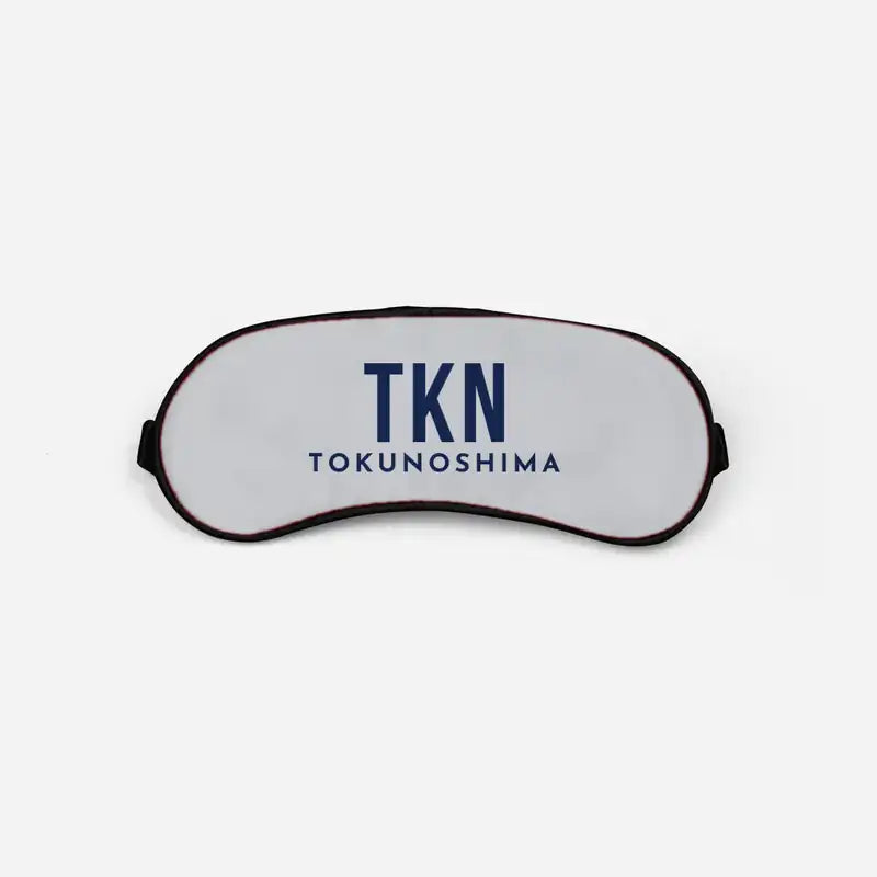 Tokunoshima Airport (TKN) Sleep Masks - Sleep Mask - Code - Light Gray