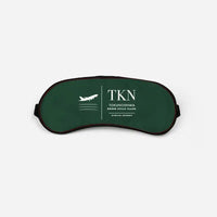 Thumbnail for Tokunoshima Airport (TKN) Sleep Masks - Sleep Mask - Front - Dark Green