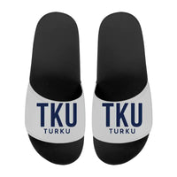 Thumbnail for Turku Airport (TKU) Slippers & Flip Flops - Slippers - Sport - Code - Light Gray