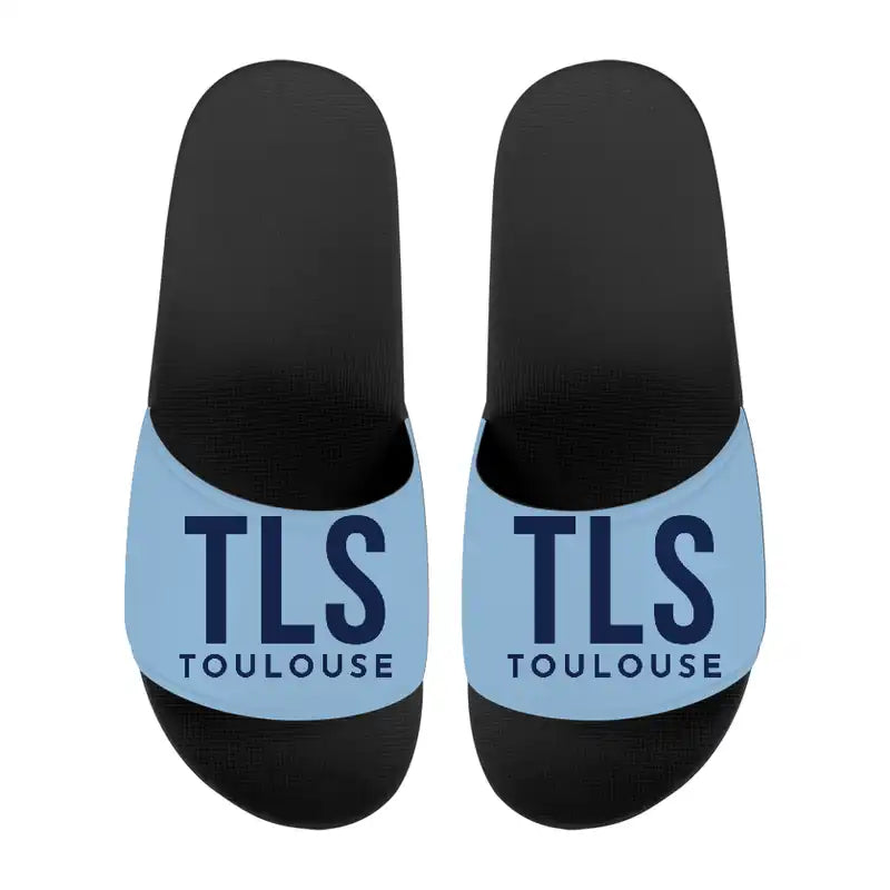 Toulouse-Blagnac Airport (TLS) Slippers & Flip Flops - Slippers - Sport - Code - Light Blue
