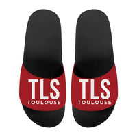 Thumbnail for Toulouse-Blagnac Airport (TLS) Slippers & Flip Flops - Slippers - Sport - Code - Red