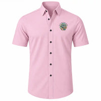 Thumbnail for Tel Aviv Ben Gurion Airport (TLV) Shirts - Short Sleeve Shirt - Badge - Pink