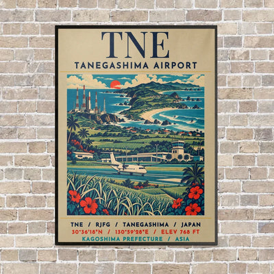 TNE - Poster - Canvas Framed - Beige