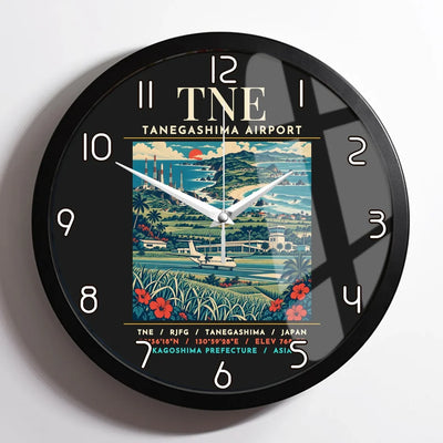 TNE - Poster - Wall Clock Framed - Black