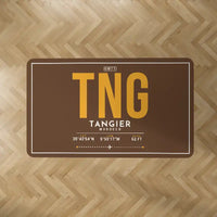 Thumbnail for Tangier Ibn Battuta Airport (TNG) Carpets - Carpet Rectangle - ID Tag - Brown