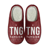 Thumbnail for Tangier Ibn Battuta Airport (TNG) Slippers & Flip Flops - Slippers - Cotton - Code - Same - Dark Red